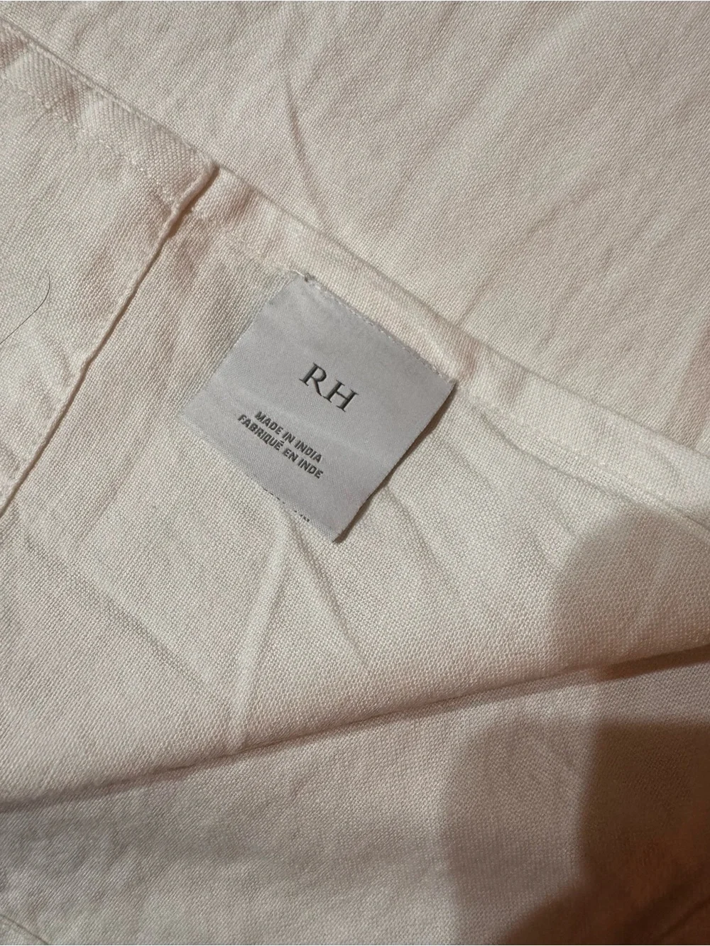 Restoration. Hardware linen cotton curtain panels. EUC